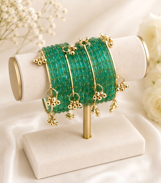 Trisha Raindrop Bangle Set