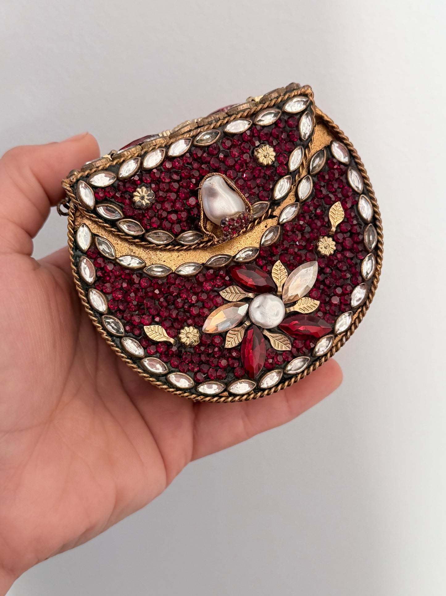 Mini Turkish Clutch With Detachable Chain