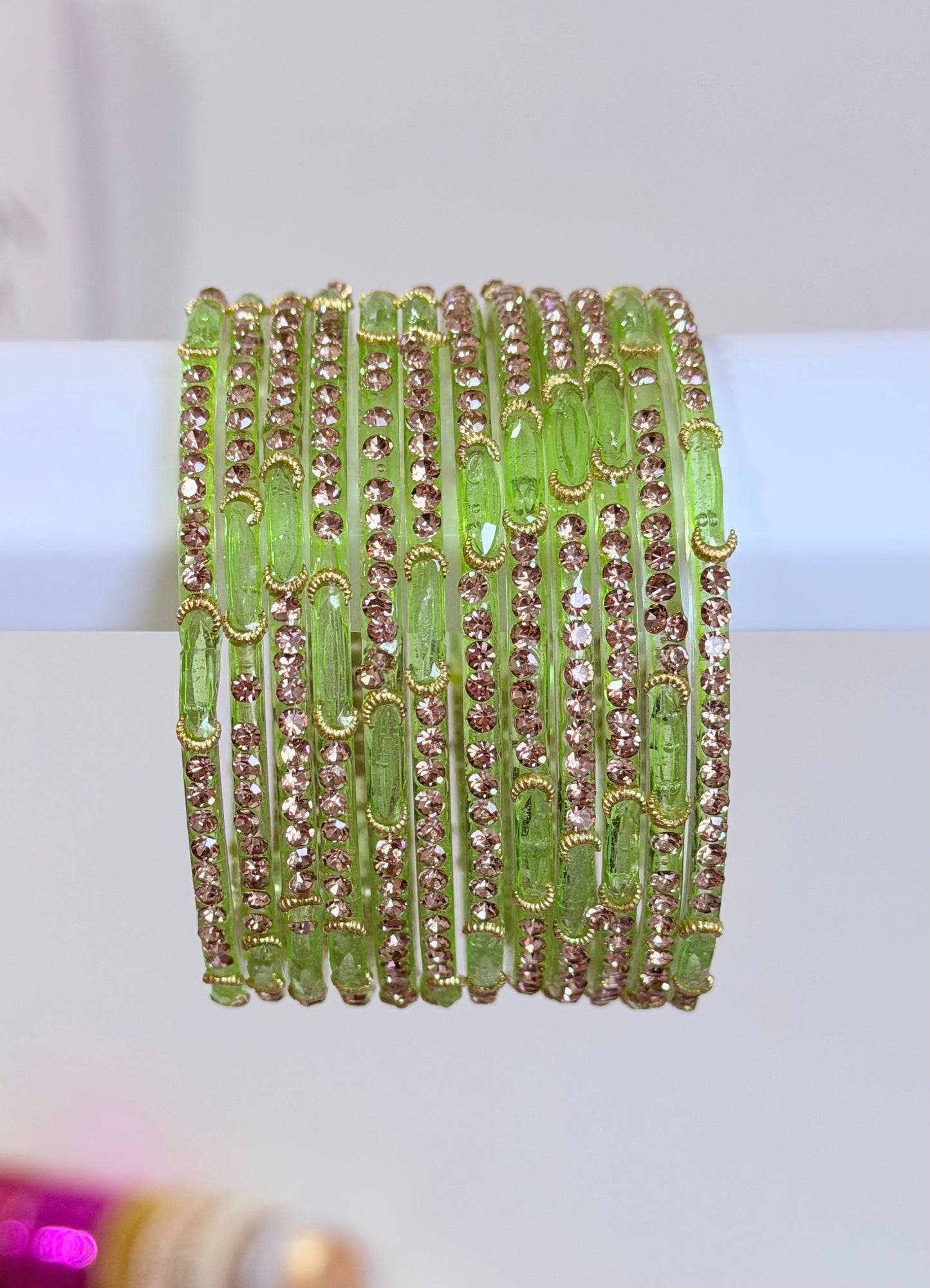 Meena Glass Bangle Sets