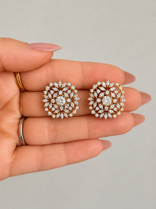 Noreen American Diamond Studs