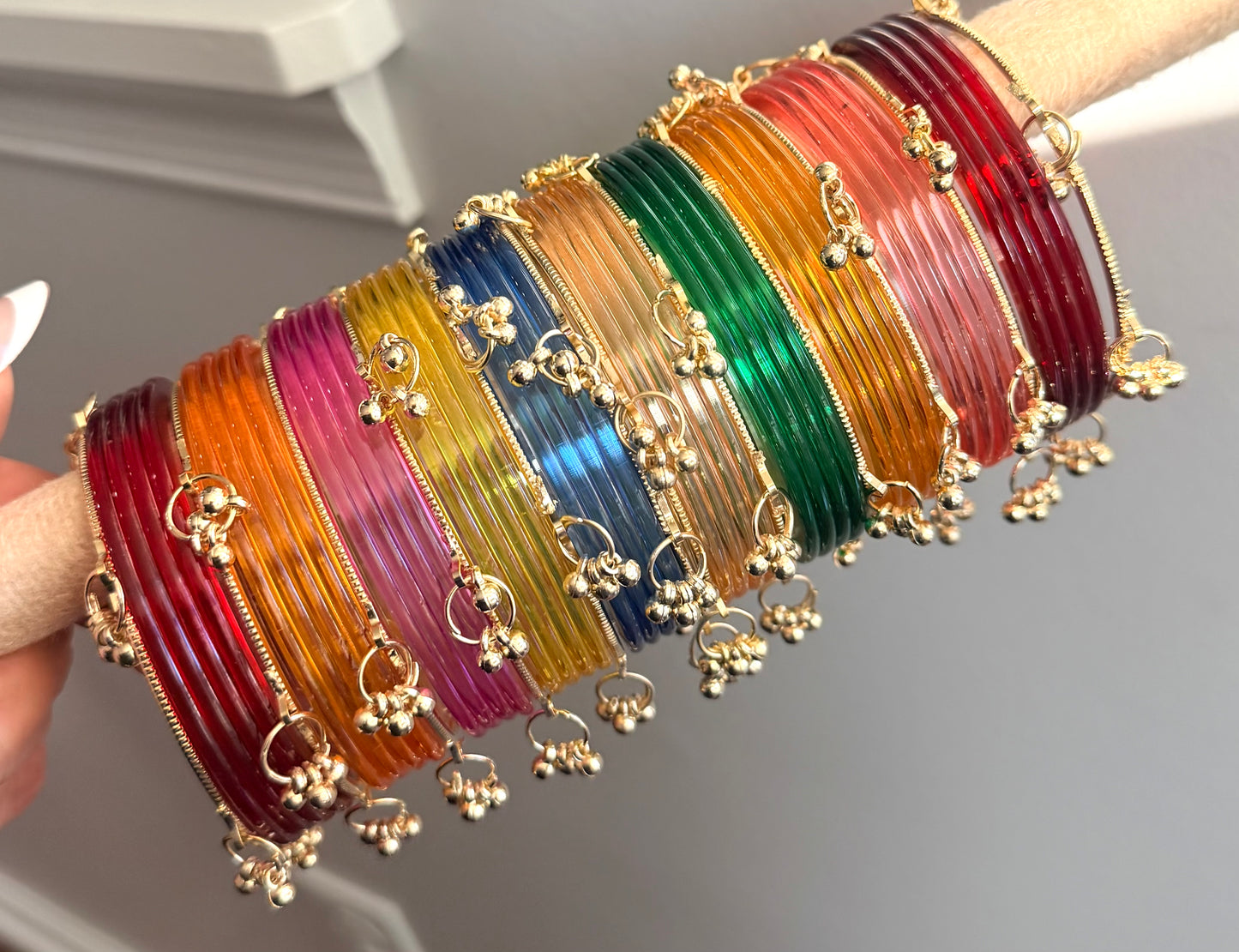Kanak Kashmiri Multi Color Bangle Set