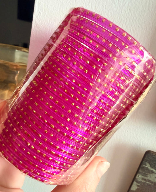 Sana Dotted Glass Bangle Set