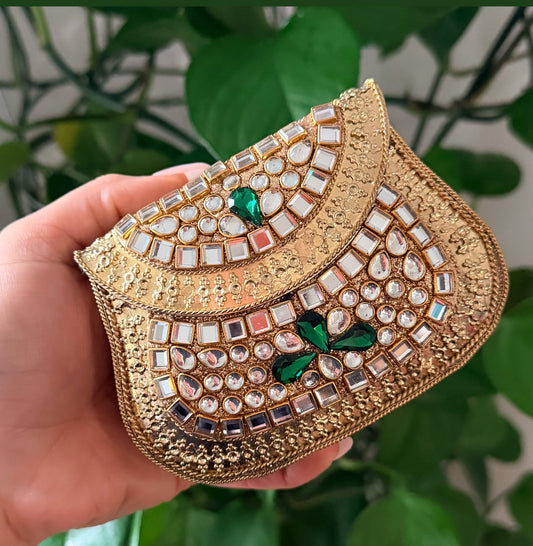 Naina Mini Kundan Clutch