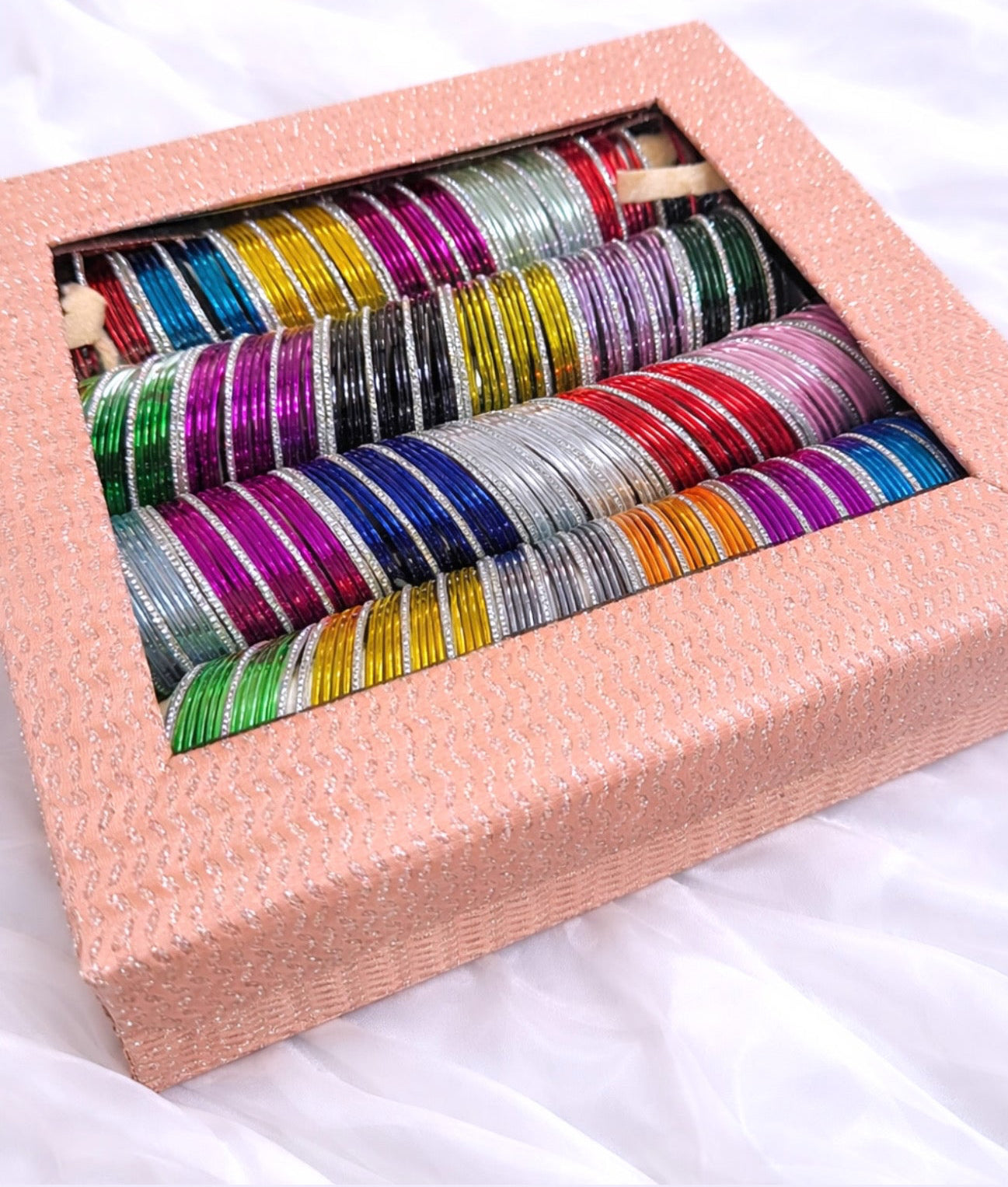 Shiv Metal Bangle Box-Box is Included