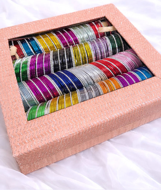 Shiv Metal Bangle Box-Box is Included