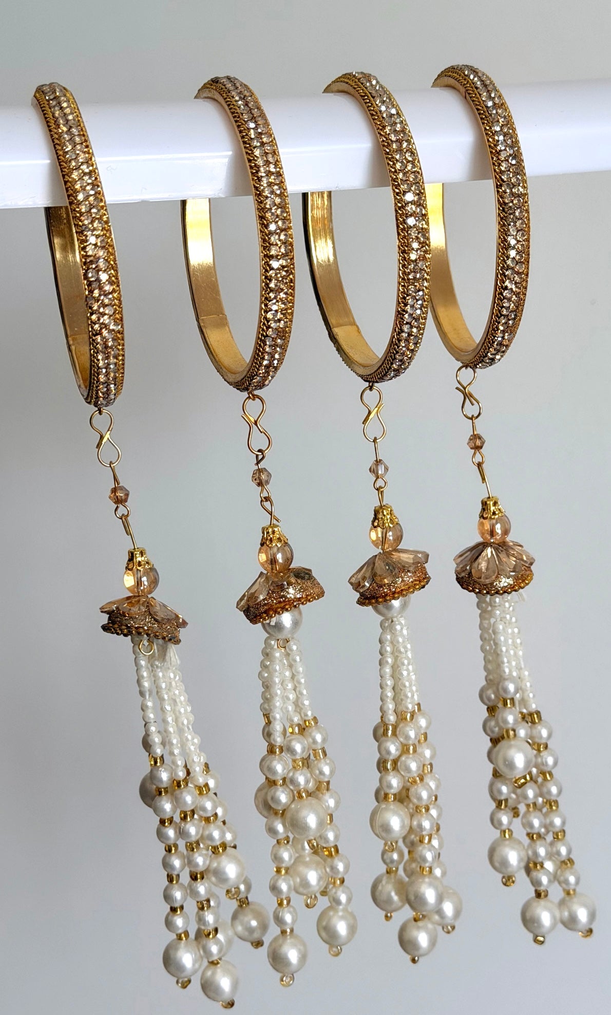 Sumaira Hanging Style Bangle Set (Set of four)