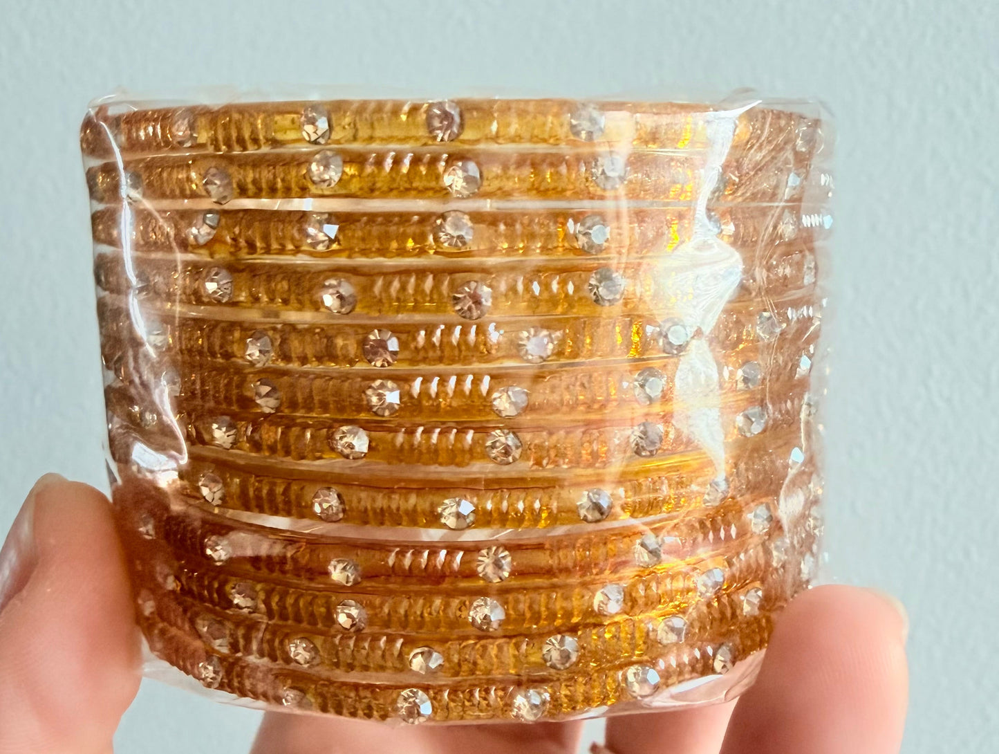 Sophia Glass Bangle Set