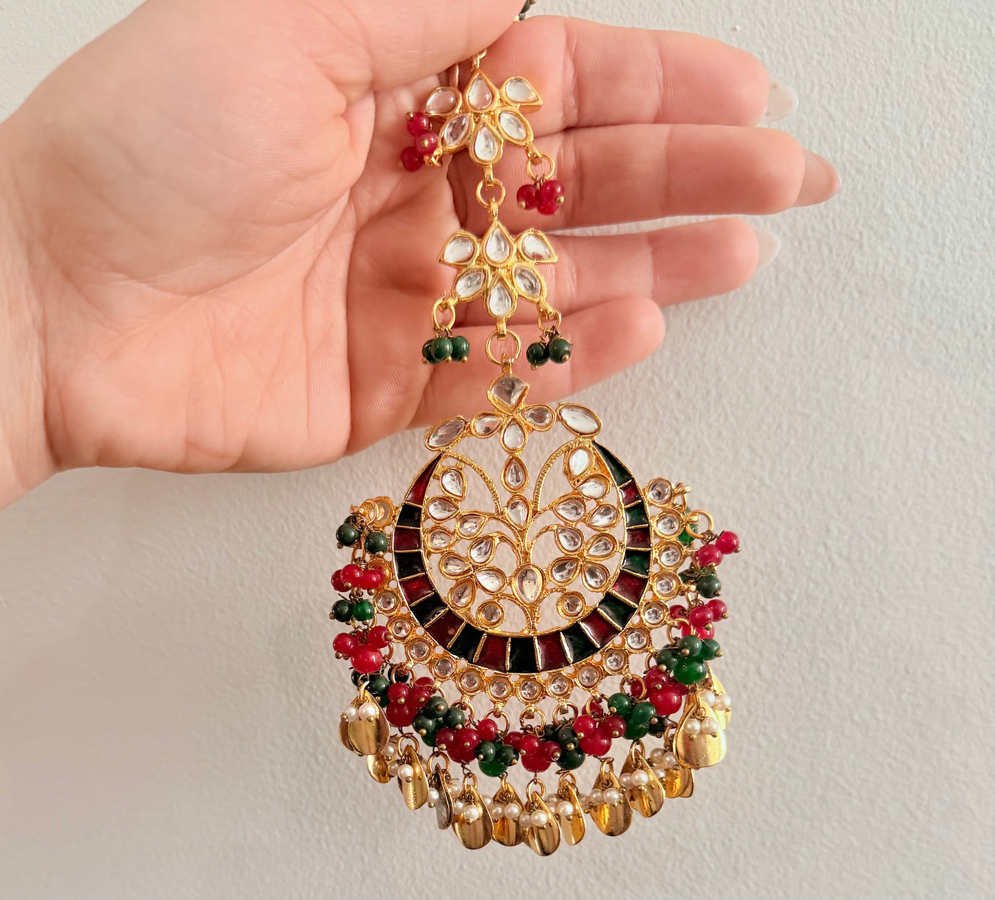 Jago Style Earrings & Tikka Set