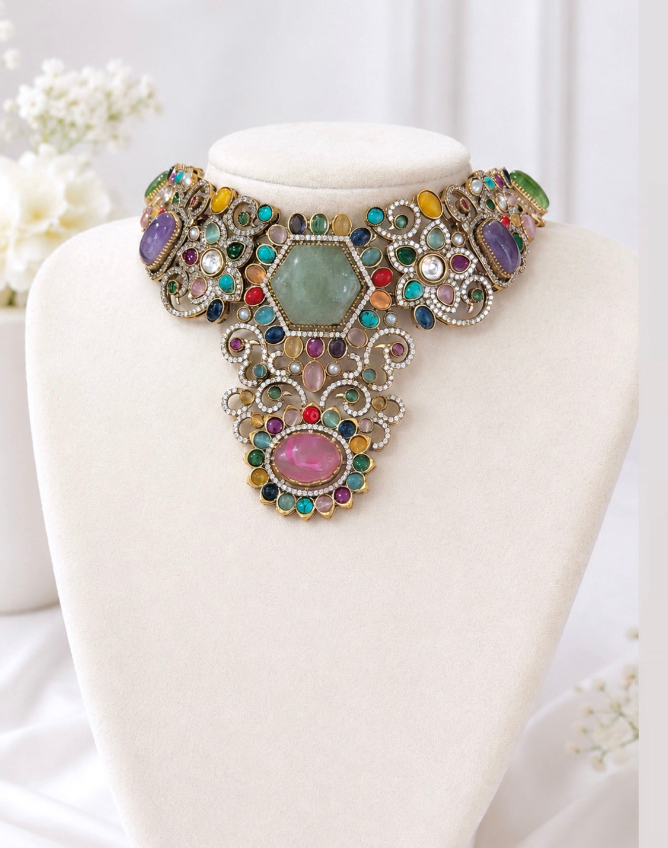 Hina Sabya Inspired Necklace Set