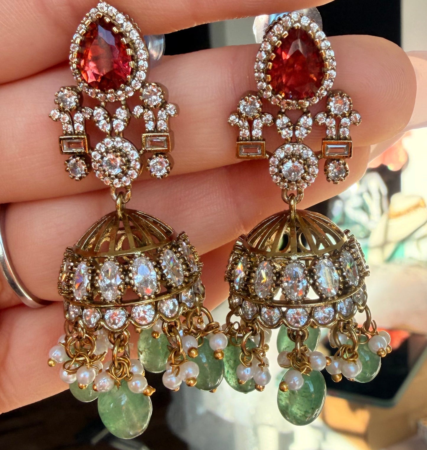 Meher Choker Moissanite Kundan Necklace