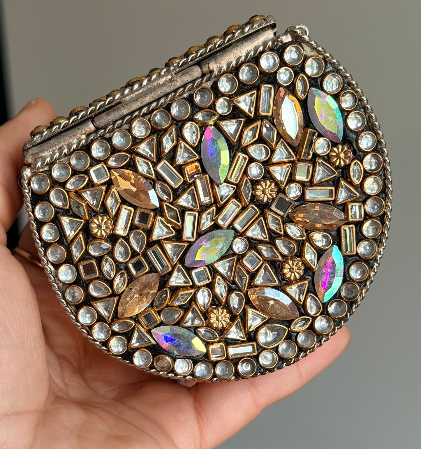 Naina Turkish Style Mini Kundan Clutch