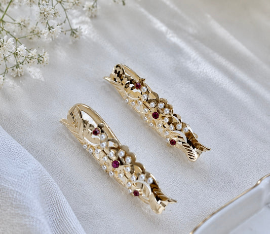 Jadau Clip Set of Two