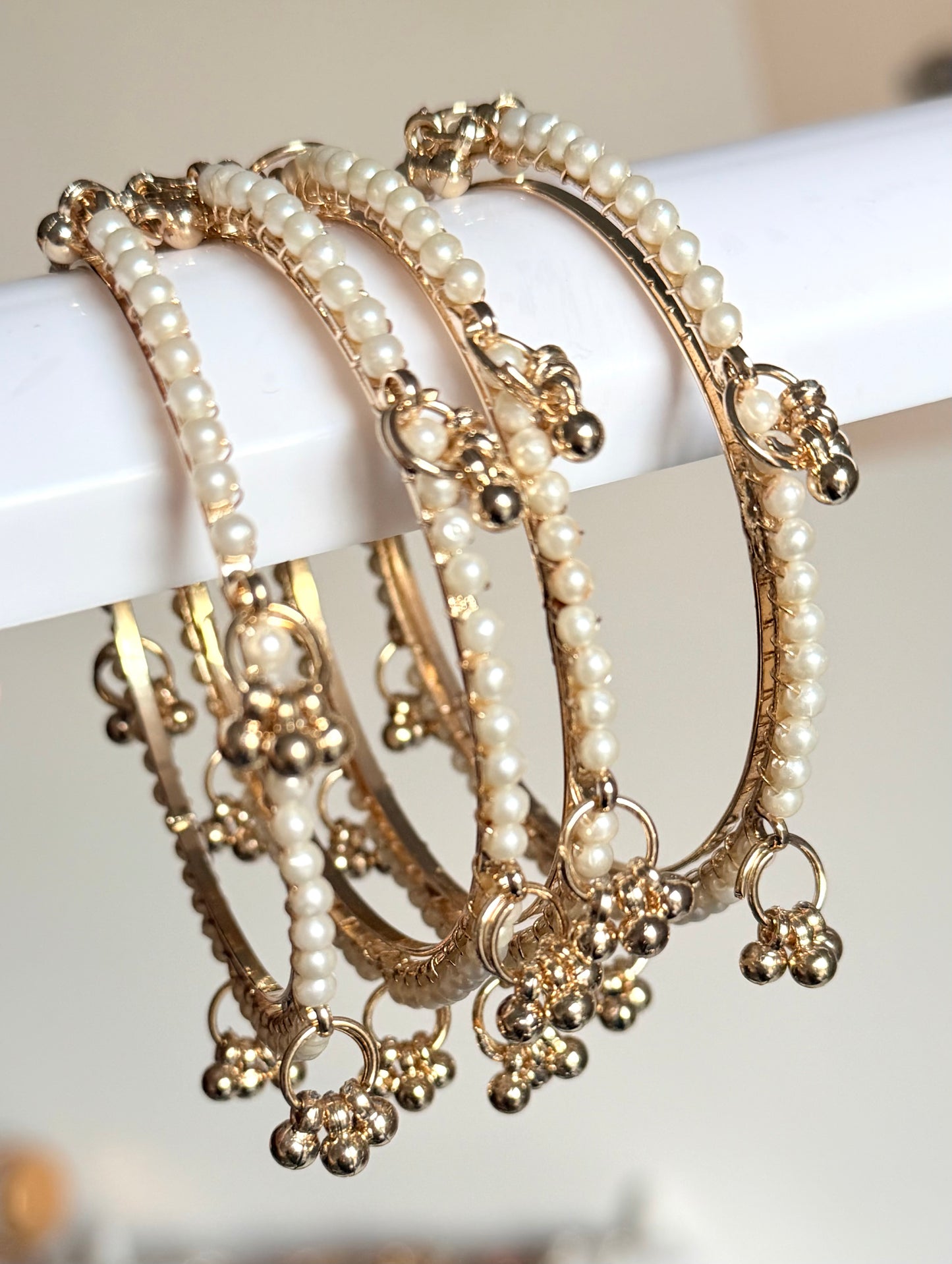Trisha Pearl Kashmiri Ghungroo Bangles Set of 4