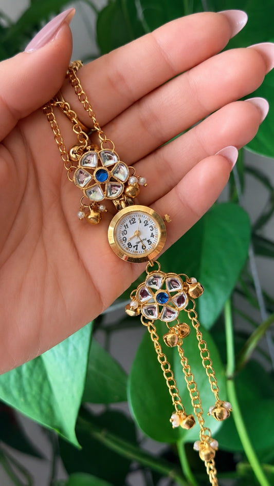 Sheena Kashmiri Style Watch-Adjustable