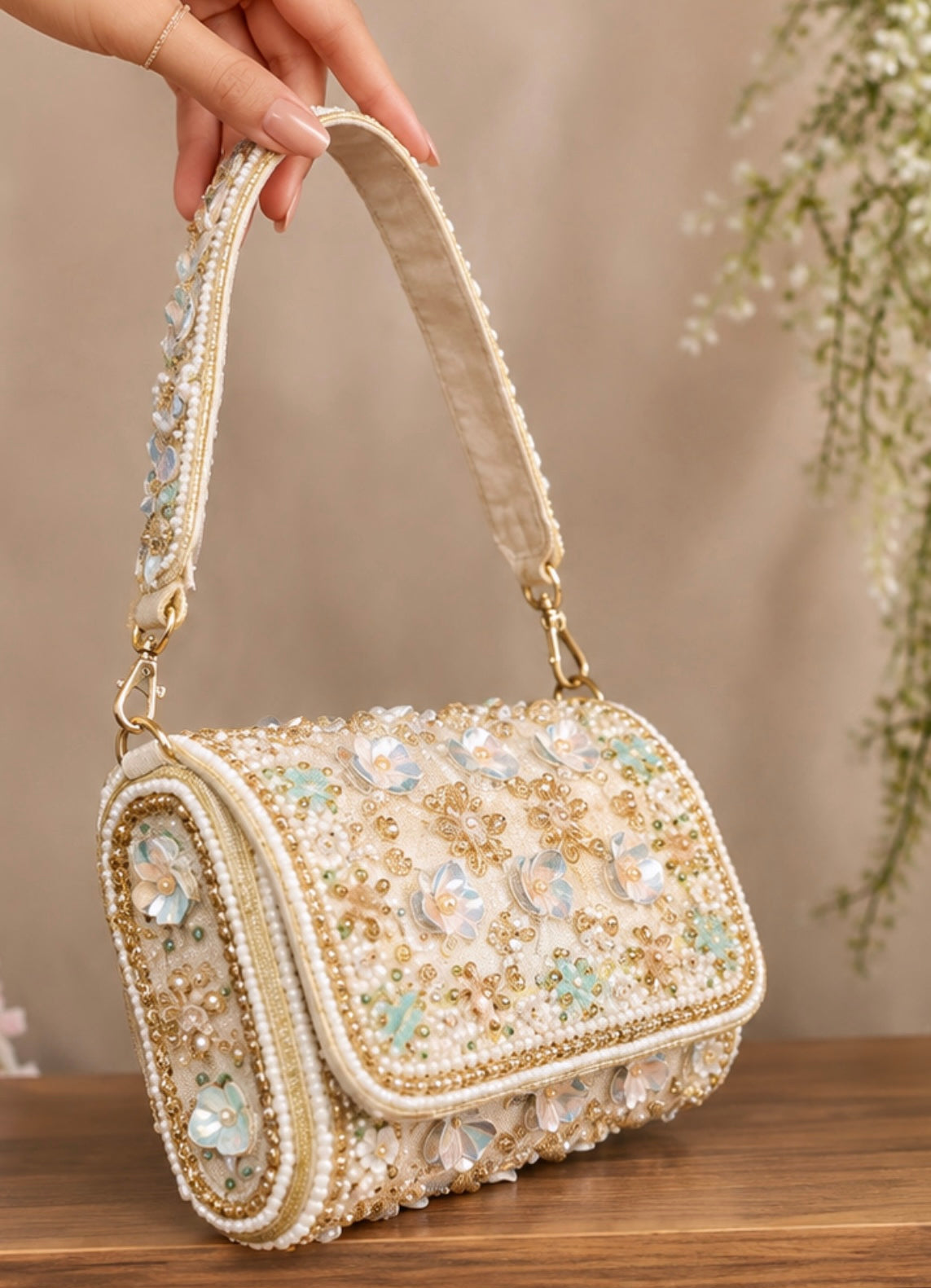 Maira Flap Open Clutch