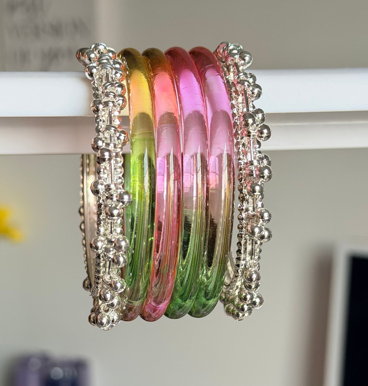 Nandini Glossy Bangle Set