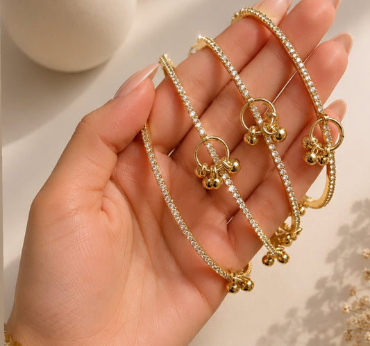 Preeti Sparkly Kashmiri Bangle Set of 4
