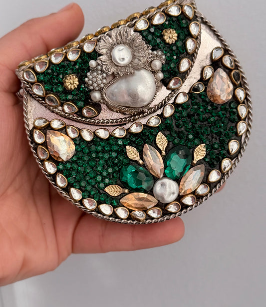 Mini Turkish Clutch With Detachable Chain
