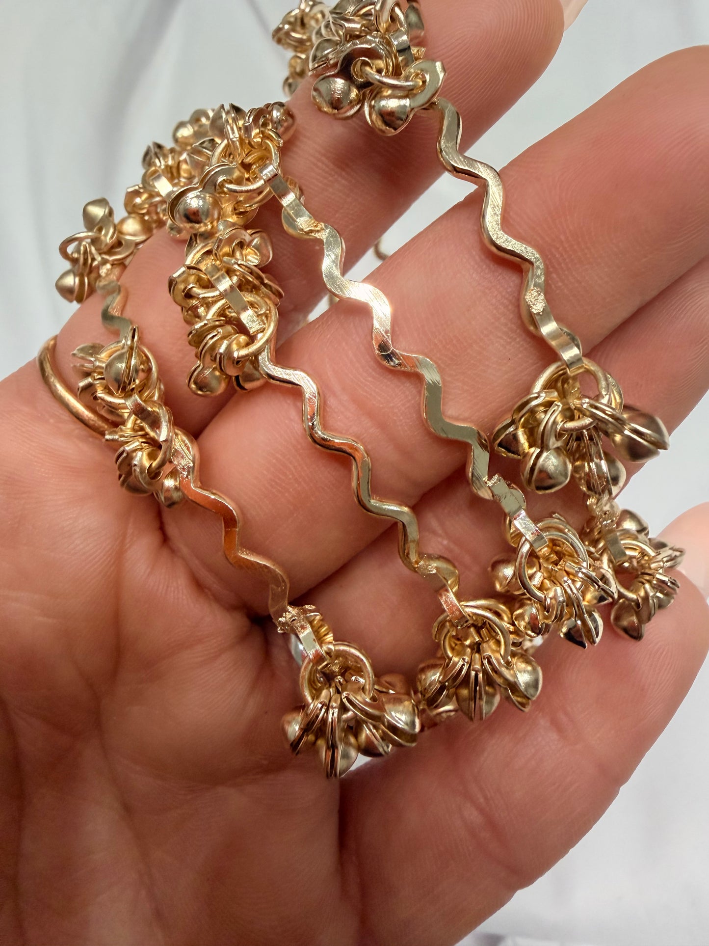Zig Zag Style Kashmiri Bangle Set of 4 Bangles