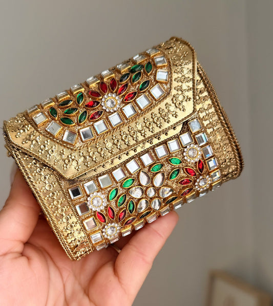 Naina Mini Kundan Clutch