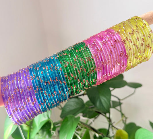 Shabnam Glass Bangle Set