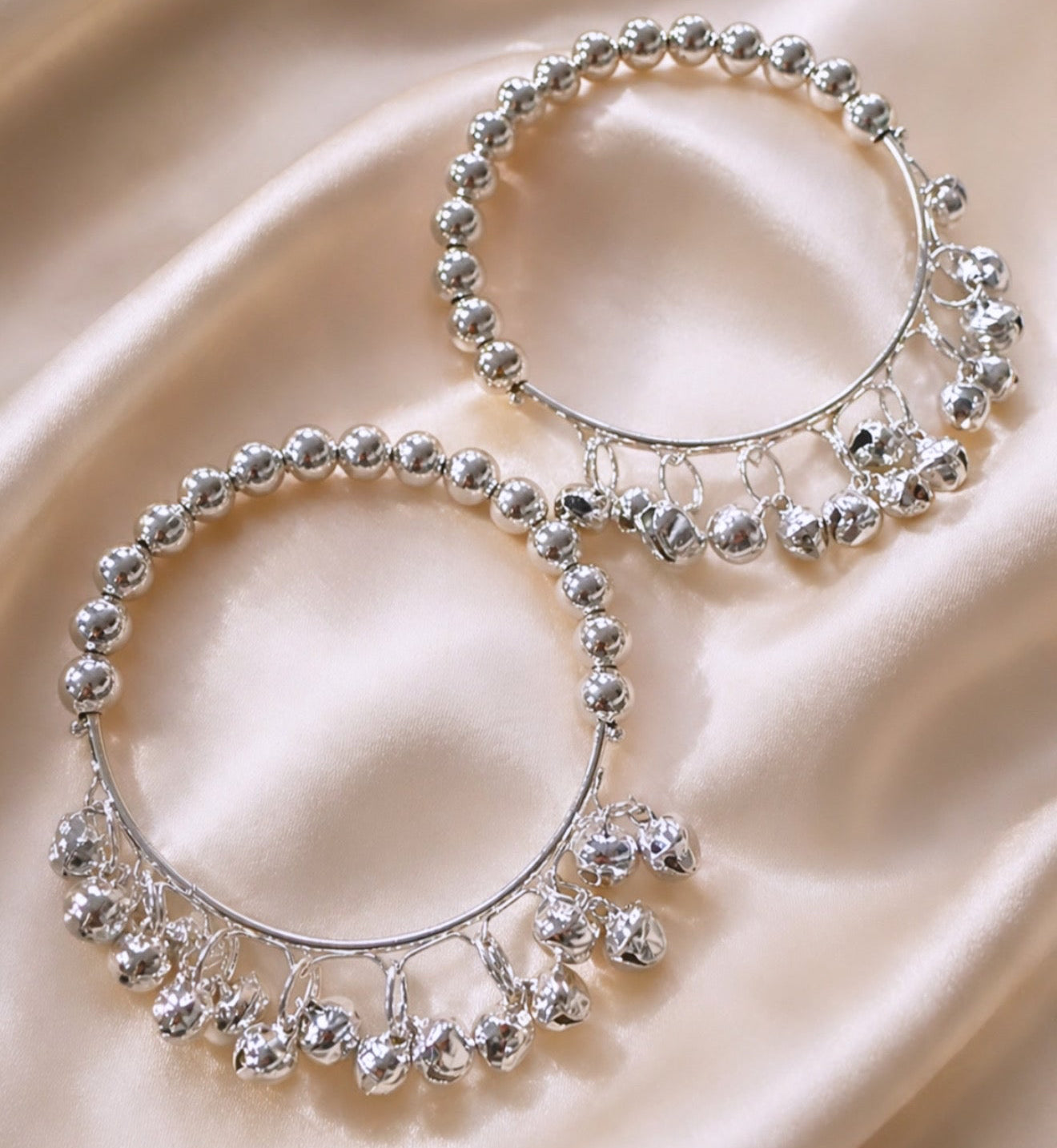 Silver Kashmiri Bangles-Set of 2