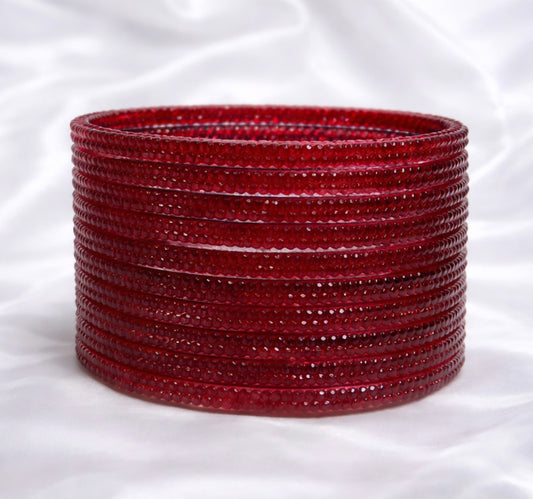 Raina Glass Bangle Set