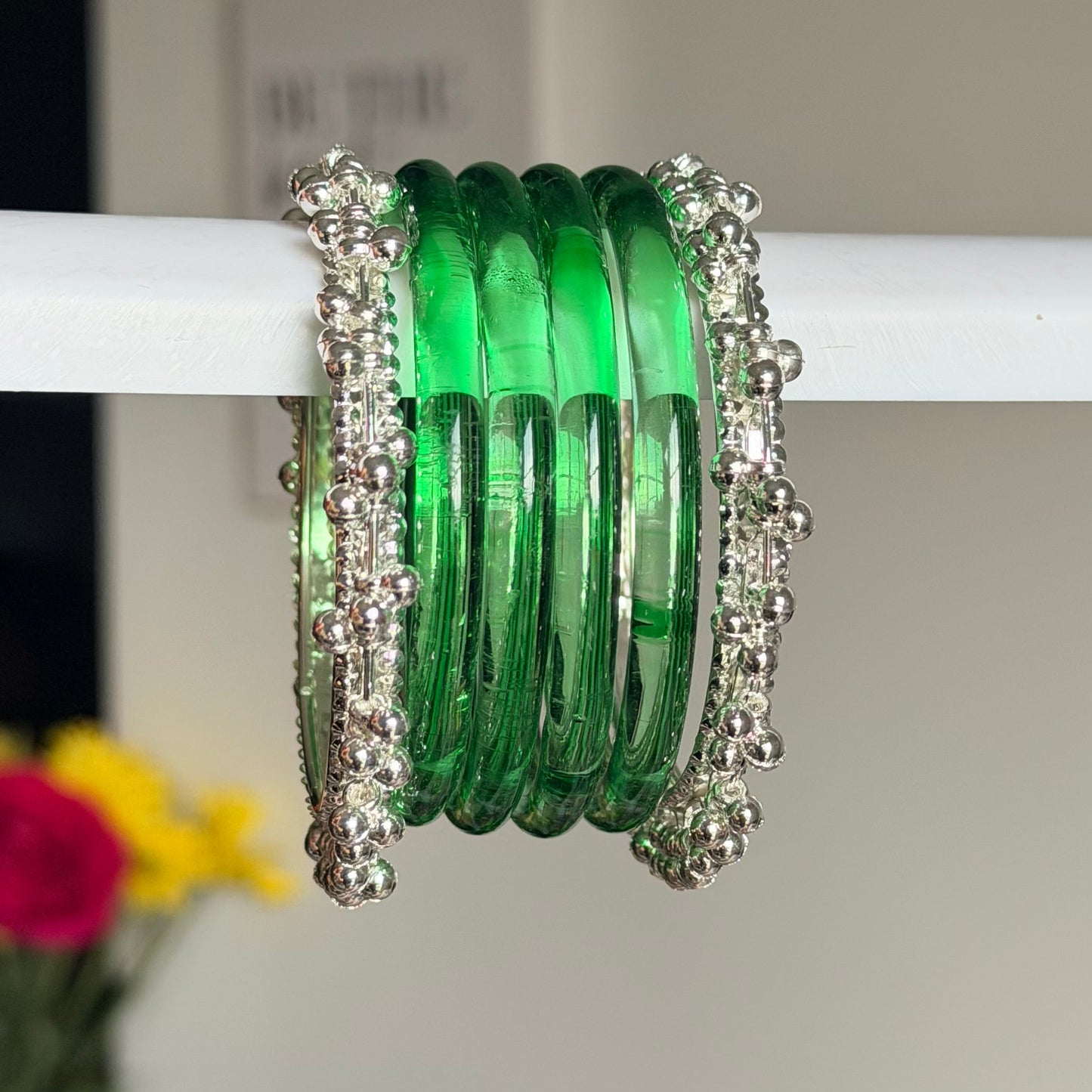 Nandini Glossy Bangle Set