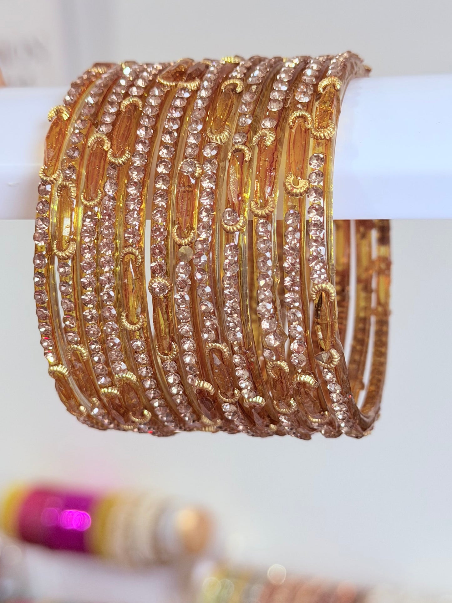 Meena Glass Bangle Sets