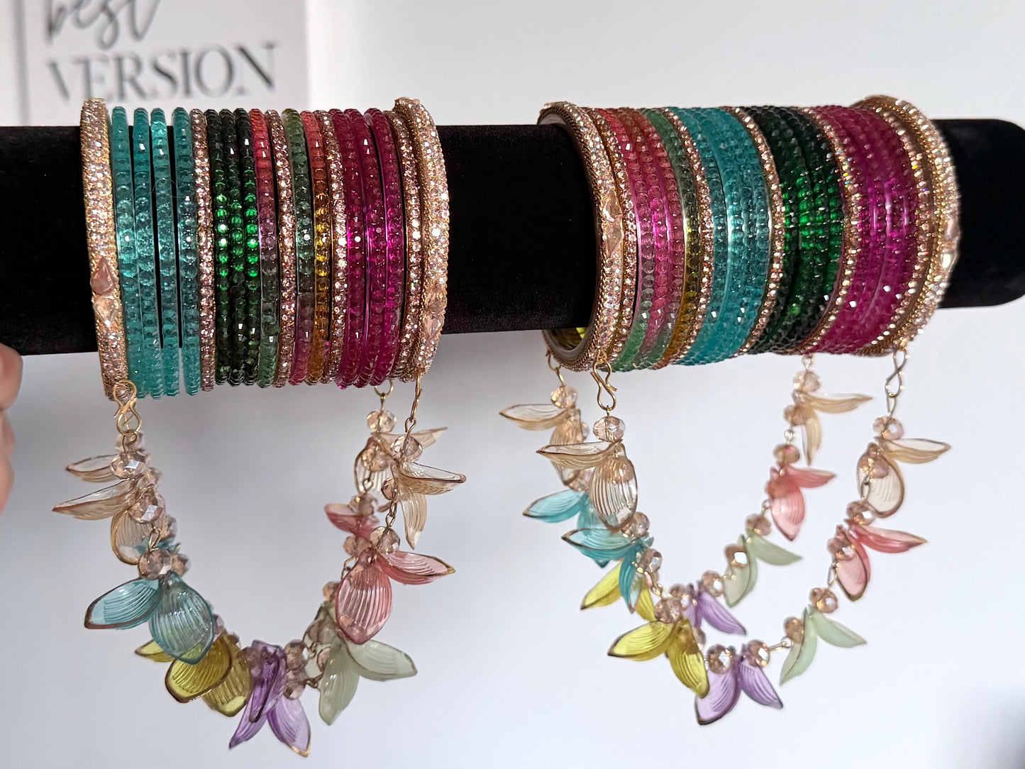 Hina Glass Bangle Set
