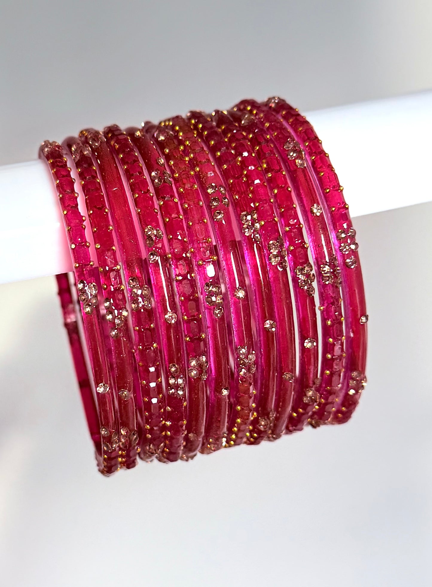 Sophia Glass Bangle Set