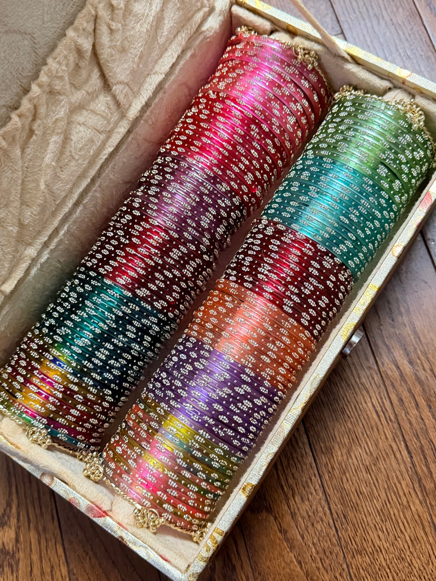 Zara Glass Bangle Box- Box is Included