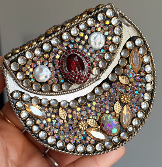 Naina Turkish Style Mini Kundan Clutch