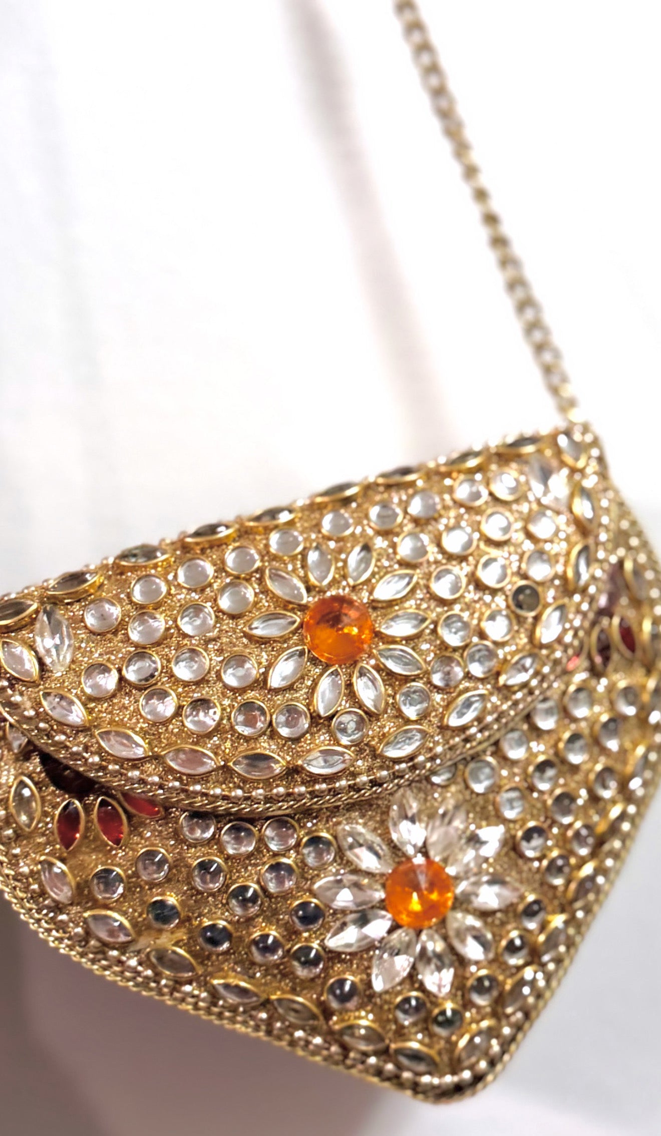 Nimrat Mini Kundan Clutch