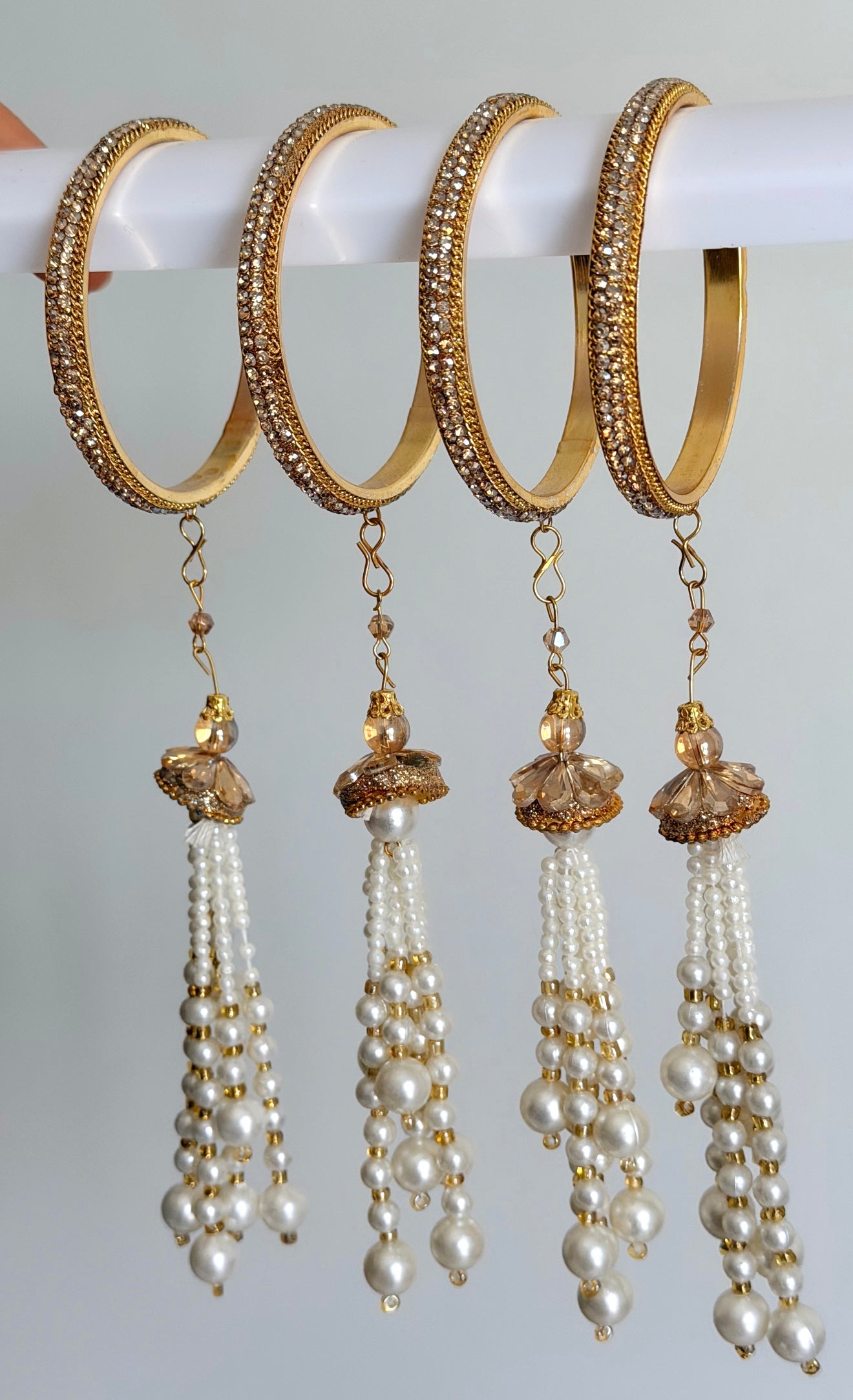 Sumaira Hanging Style Bangle Set (Set of four)