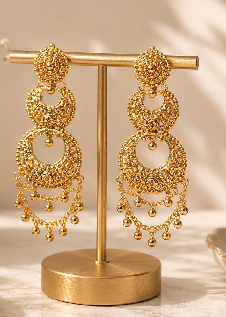 Aradhya Next to Real Premium Gold Plated Earrings