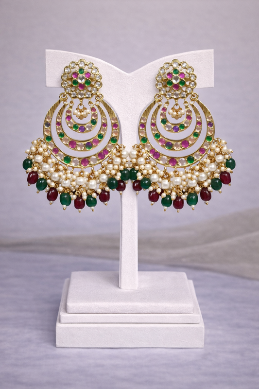 Aarohi-Premium Jadau Earrings
