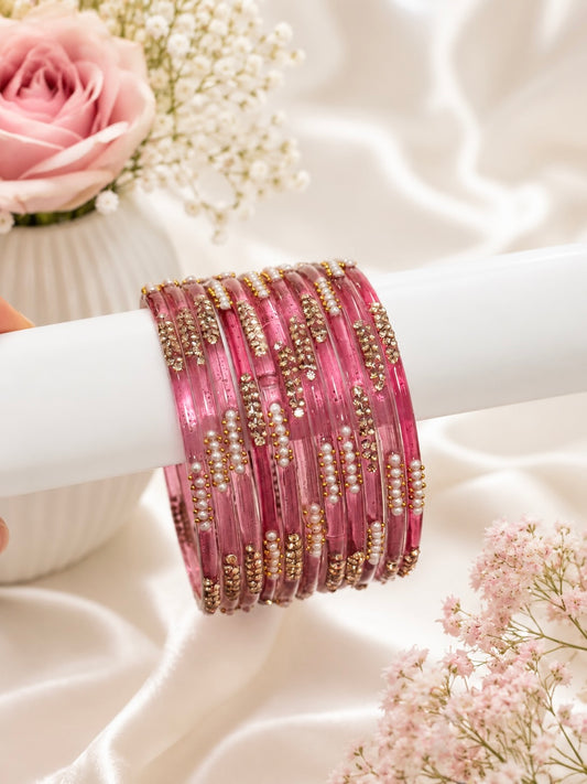 Mahi Pearl Bangle Set