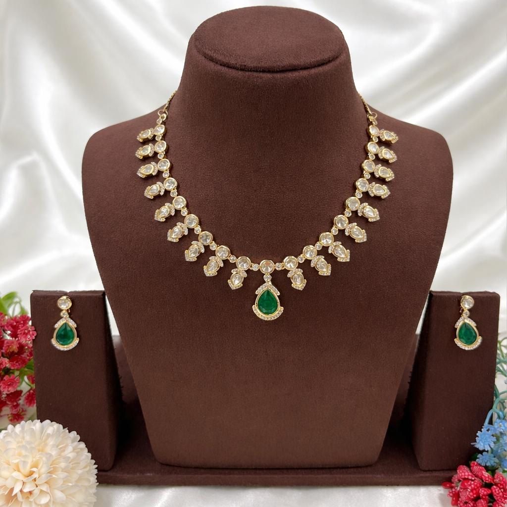 Reina Mossanite Necklace Set