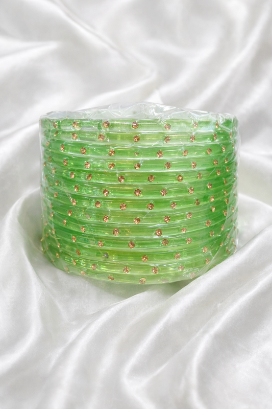 Sophia Glass Bangle Set