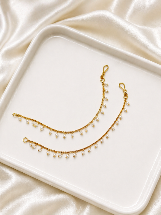 Rita Gold Plated Sahara Earring Chain