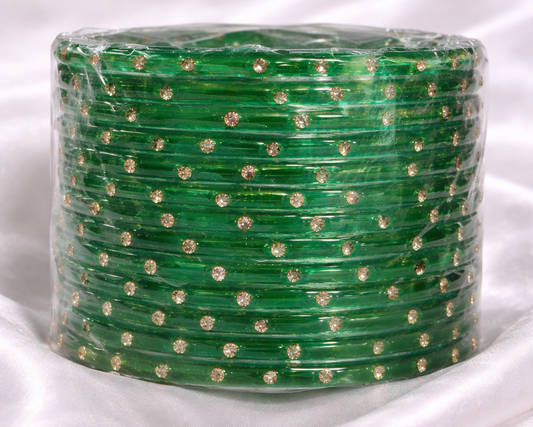 Sophia Glass Bangle Set