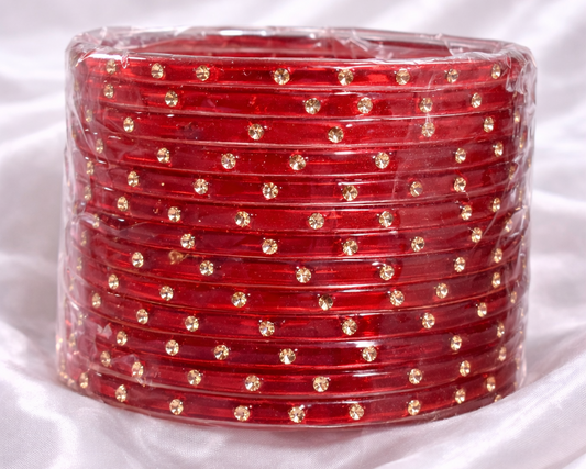Sophia Glass Bangle Set