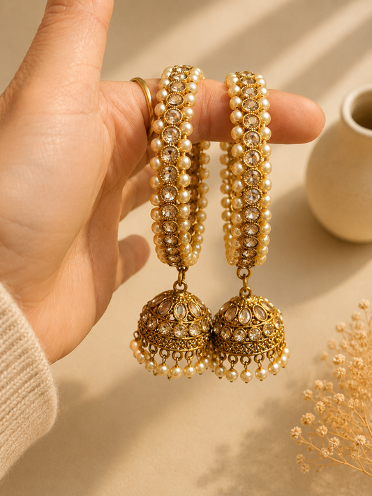 Ashna Pearl Bangle Set