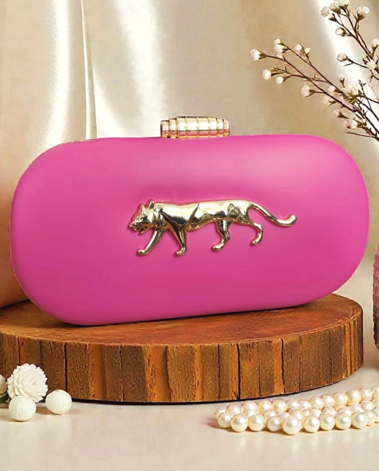 Sabya Inspired Premium Clutch with Detachable Chain