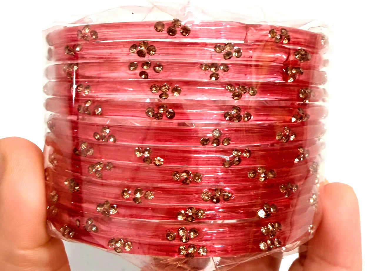 Raina Glass Bangle Set