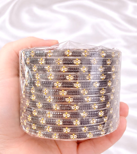Sophia Glass Bangle Set