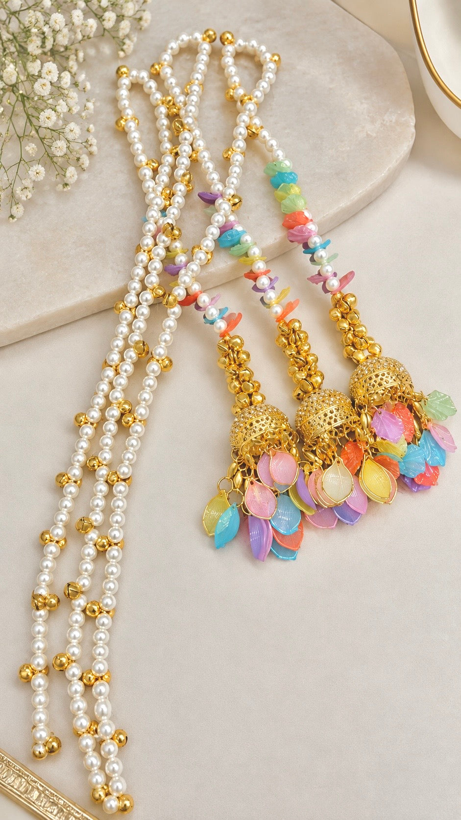 Multi Colored Kashmiri Parandi