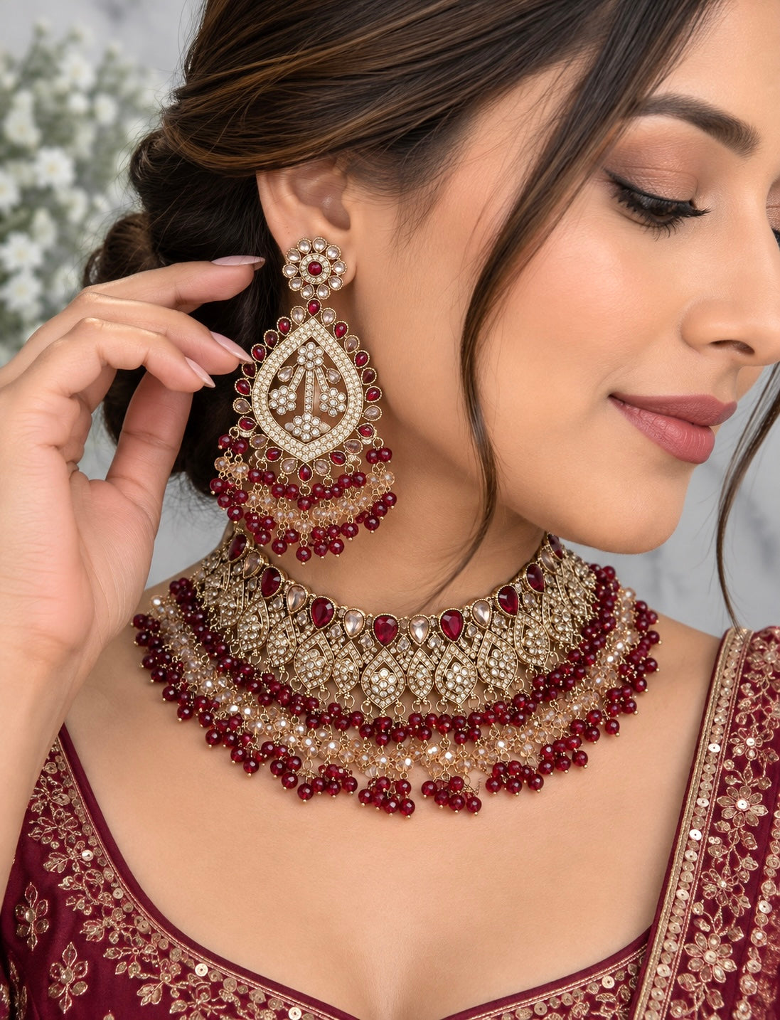 Kiara Heavy Necklace Set