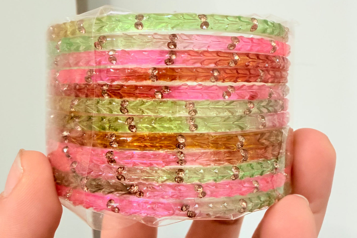 Sophia Glass Bangle Set